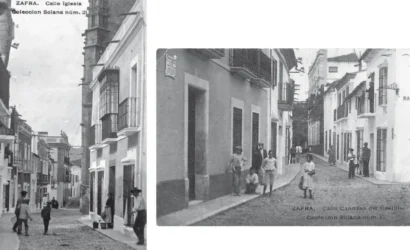 Dos fotos con enrejados salientes en Zafra