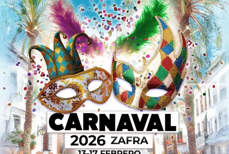 Cartel oficial Programa Carnaval de Zafra 2026